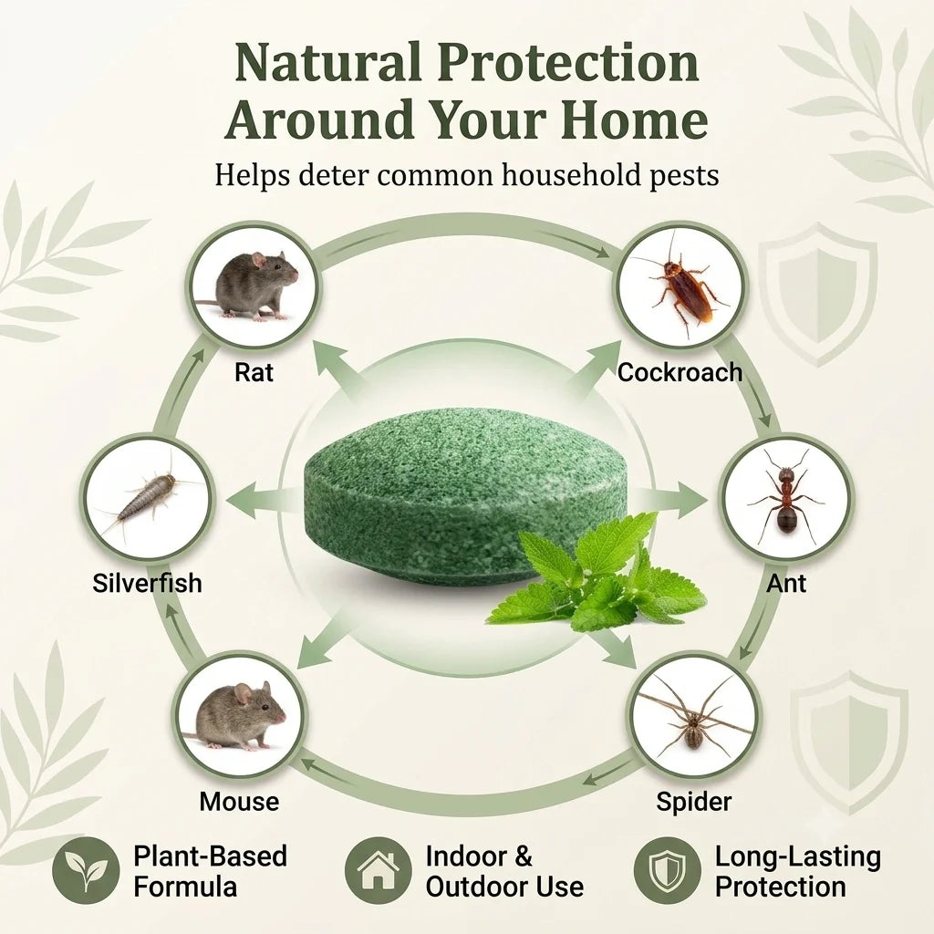 Rodent & Pest Repellent Tablets | Upto 30 Days Protection