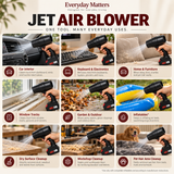 Jet Blower, Cordless Turbo Super Power Air Duster, Stepless Speed Jet Blower