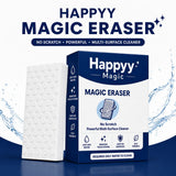 Happyy Magic Eraser (Pack of 2) - Powerful Multi-Surface Cleaning