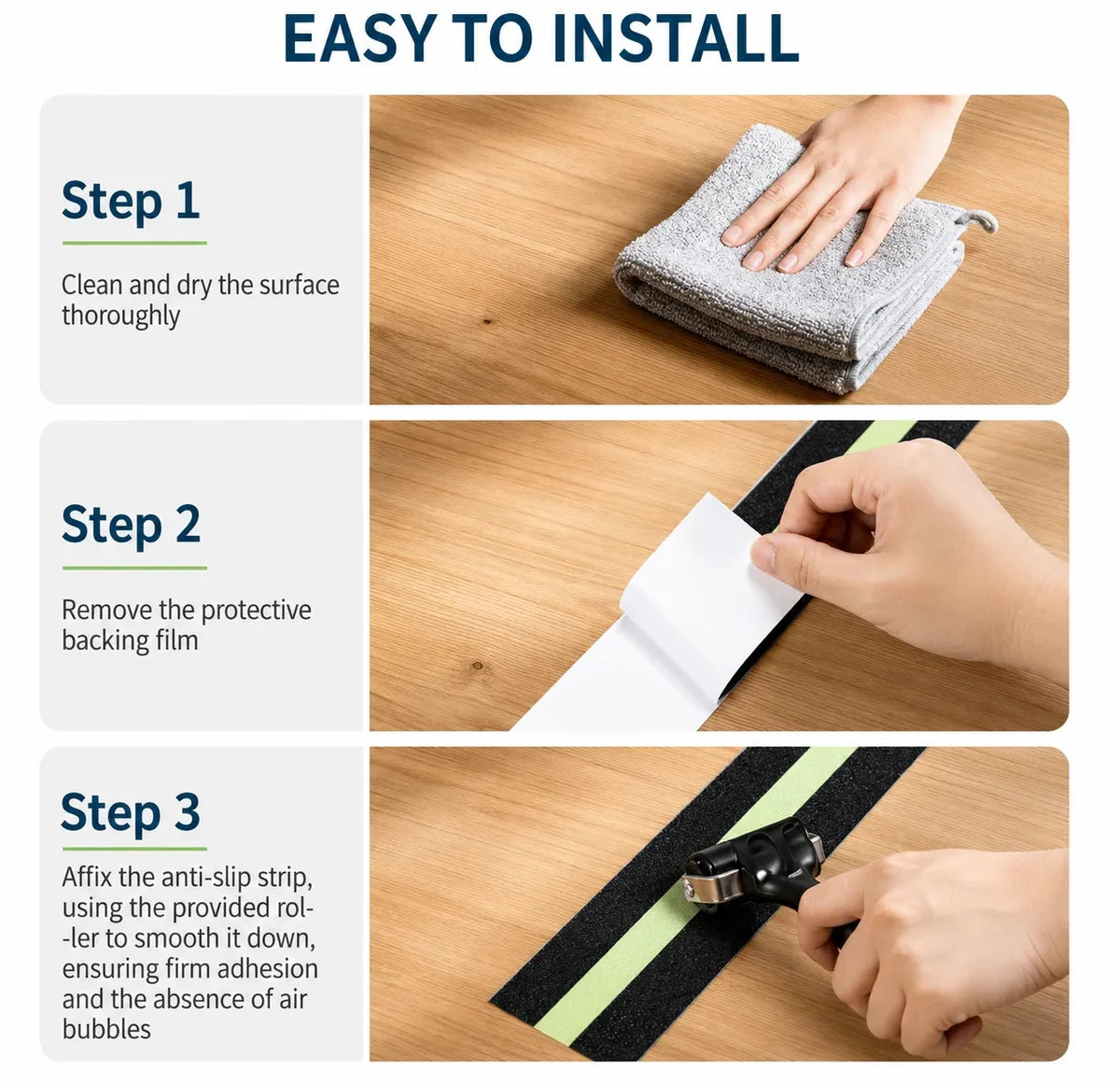 Anti Slip Tape for Stairs Waterproof (5m long X 5cm wide)